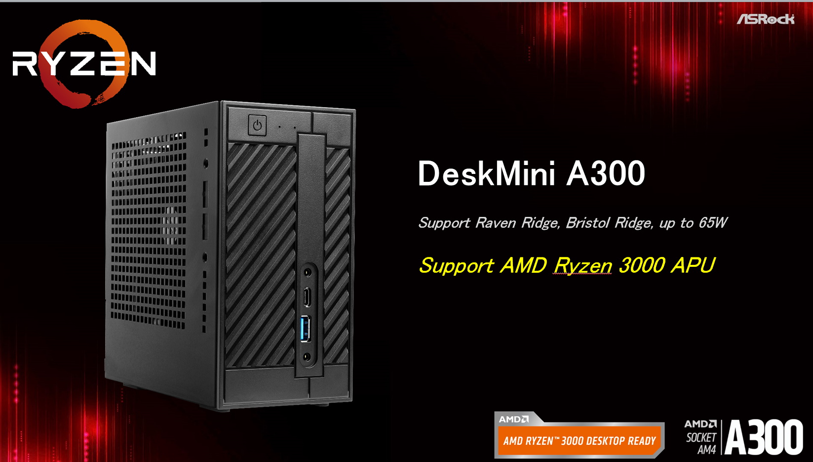 ASRock Confirms Support for Ryzen 3000 APUs in DeskMini A300 SFF 